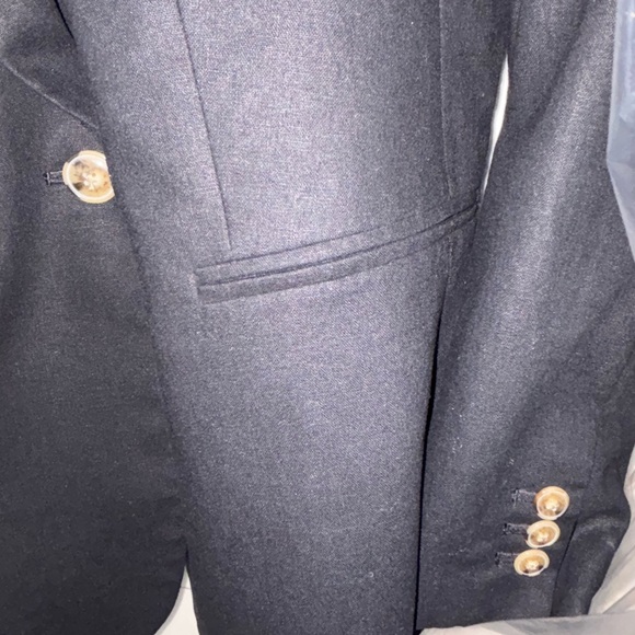 Lavender Linen-blend Blazer - Picture 8 of 12